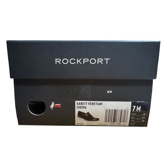 Rockport Men’s Garett Venetian Black Loafers Men’s Size 7M - Picture 10 of 10